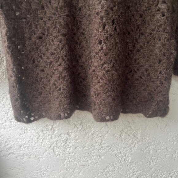 Vintage Anthropologie Crocheted Mohair Sweater - Picture 6 of 6